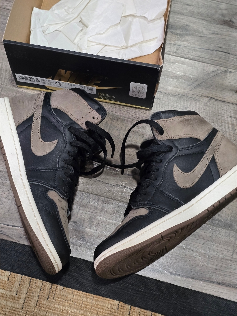 Nike Air Jordan 1 Retro High OG Palomino Mens 7 Womens 8.5 - Picture 3 of 13